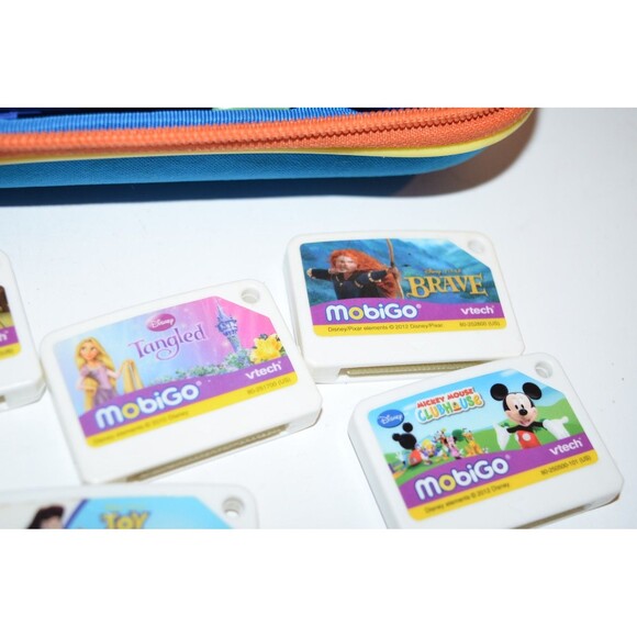 VTech MobiGo Touch Yellow Learning System And 8 Games READ  Working - Picture 4 of 14